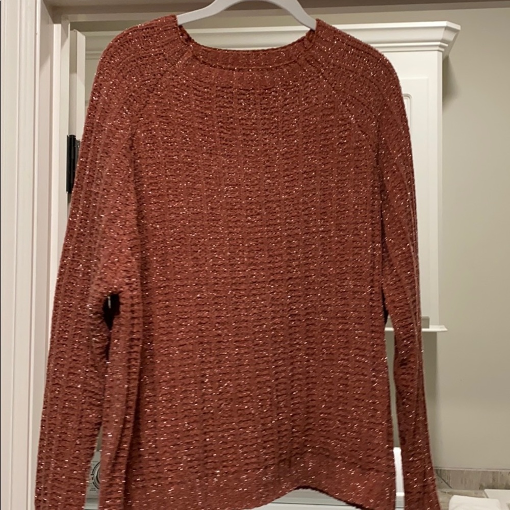 Chenille sparkly sweater